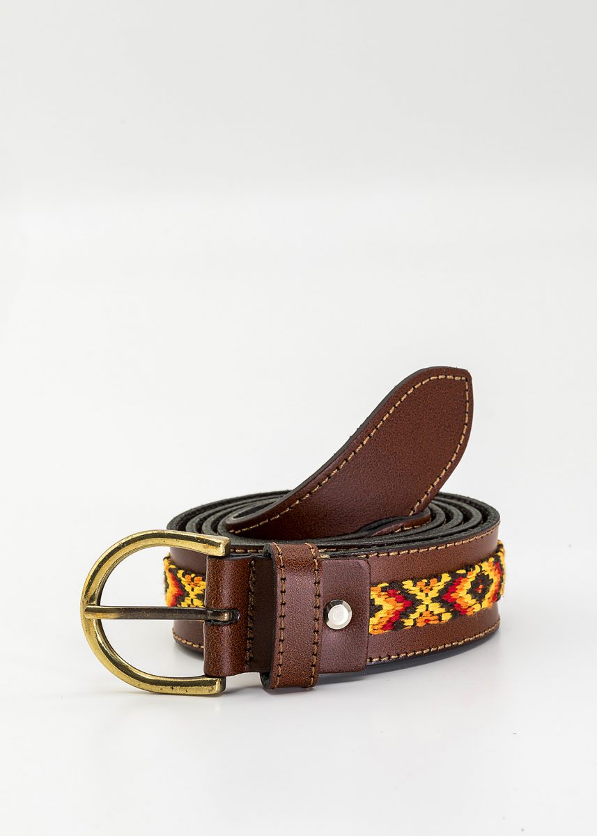 Cinturón unisex estampado