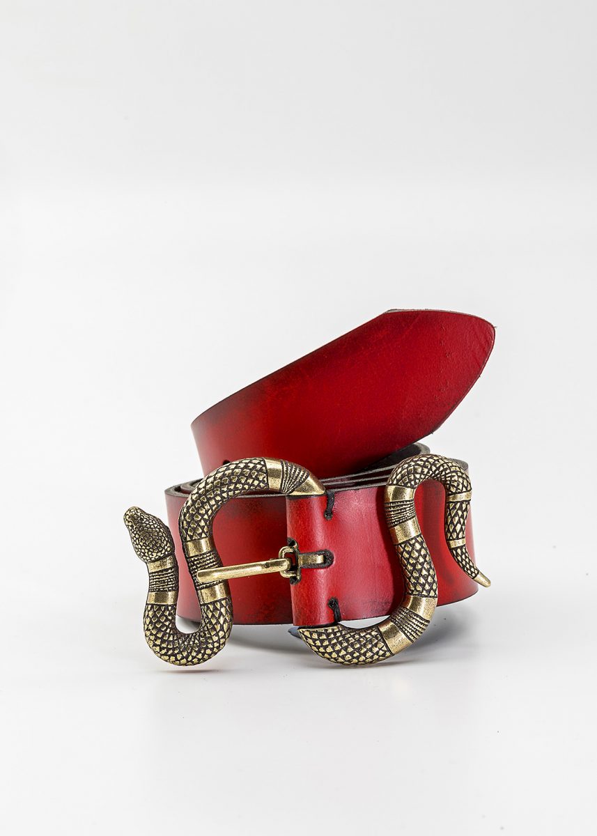 Cinturón con Serpiente Dorada