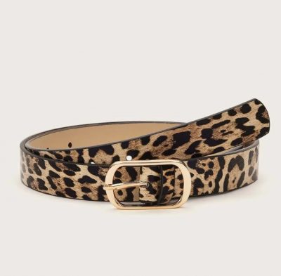 Cinturón animal print tigre